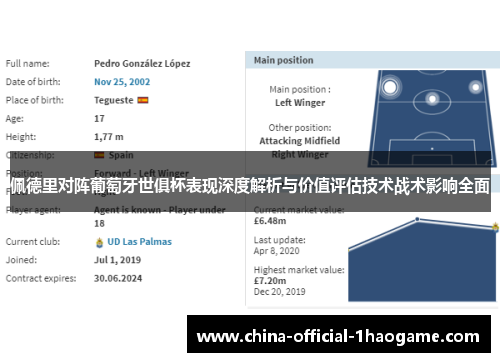 佩德里对阵葡萄牙世俱杯表现深度解析与价值评估技术战术影响全面