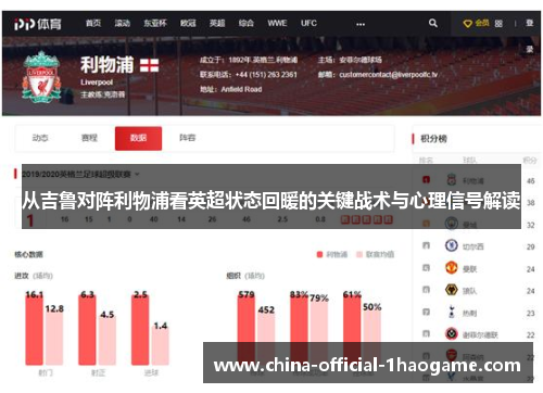从吉鲁对阵利物浦看英超状态回暖的关键战术与心理信号解读 从吉鲁对阵利物浦看英超状态回暖的关键战术与心理信号解读
